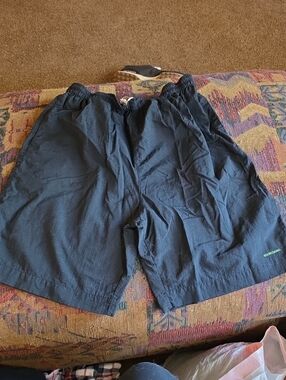Men's Black Athletic Shorts with Drawstring